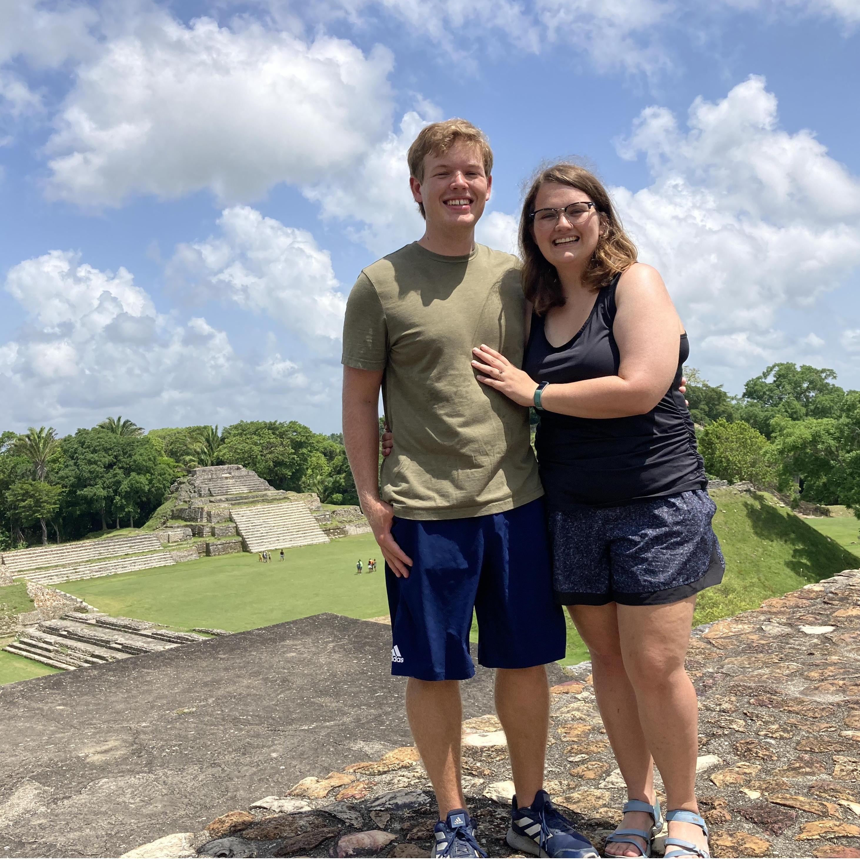 Belize right after we got engaged. So many firsts as fiancés!