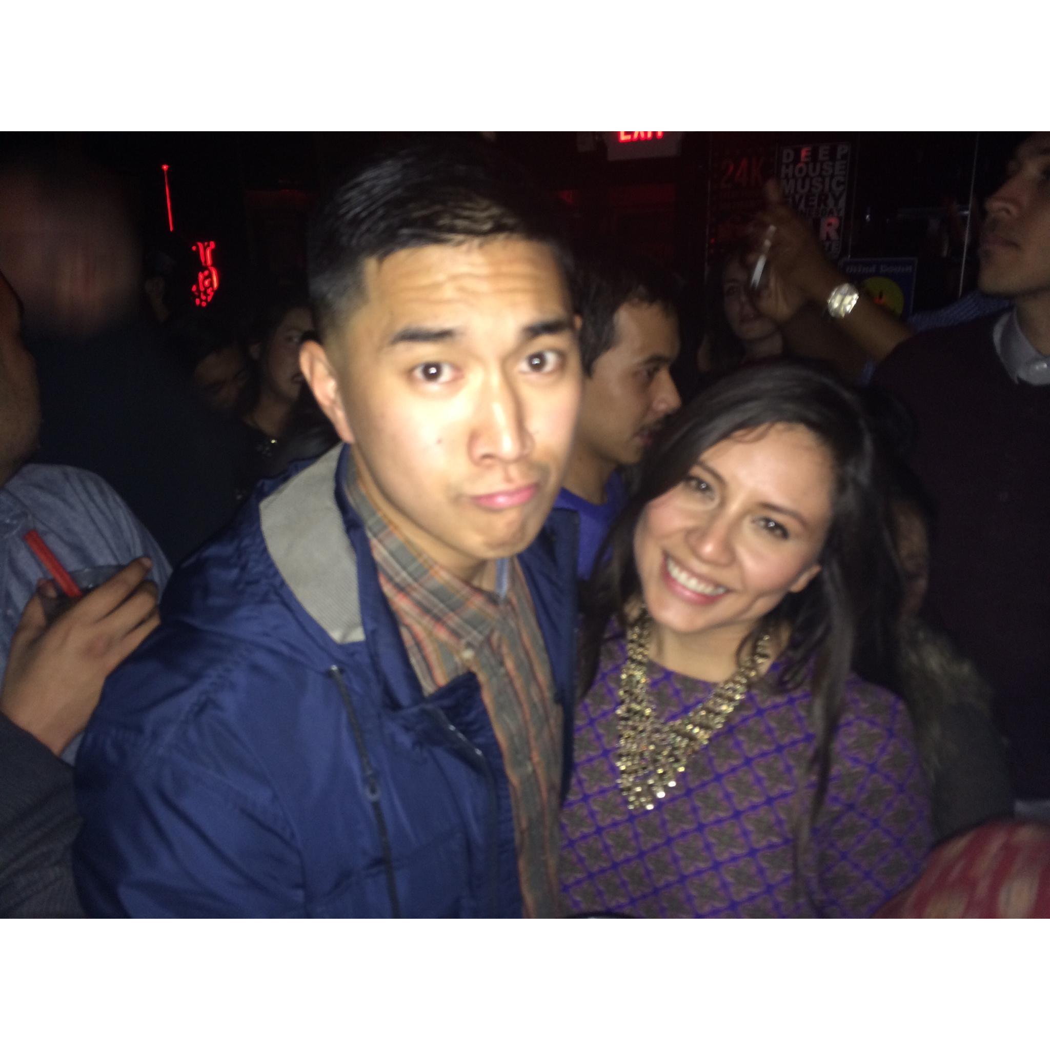 First New Year we rang in together in 2014 and first time Jeffrey came back to San Diego since meeting each other in June 2013.