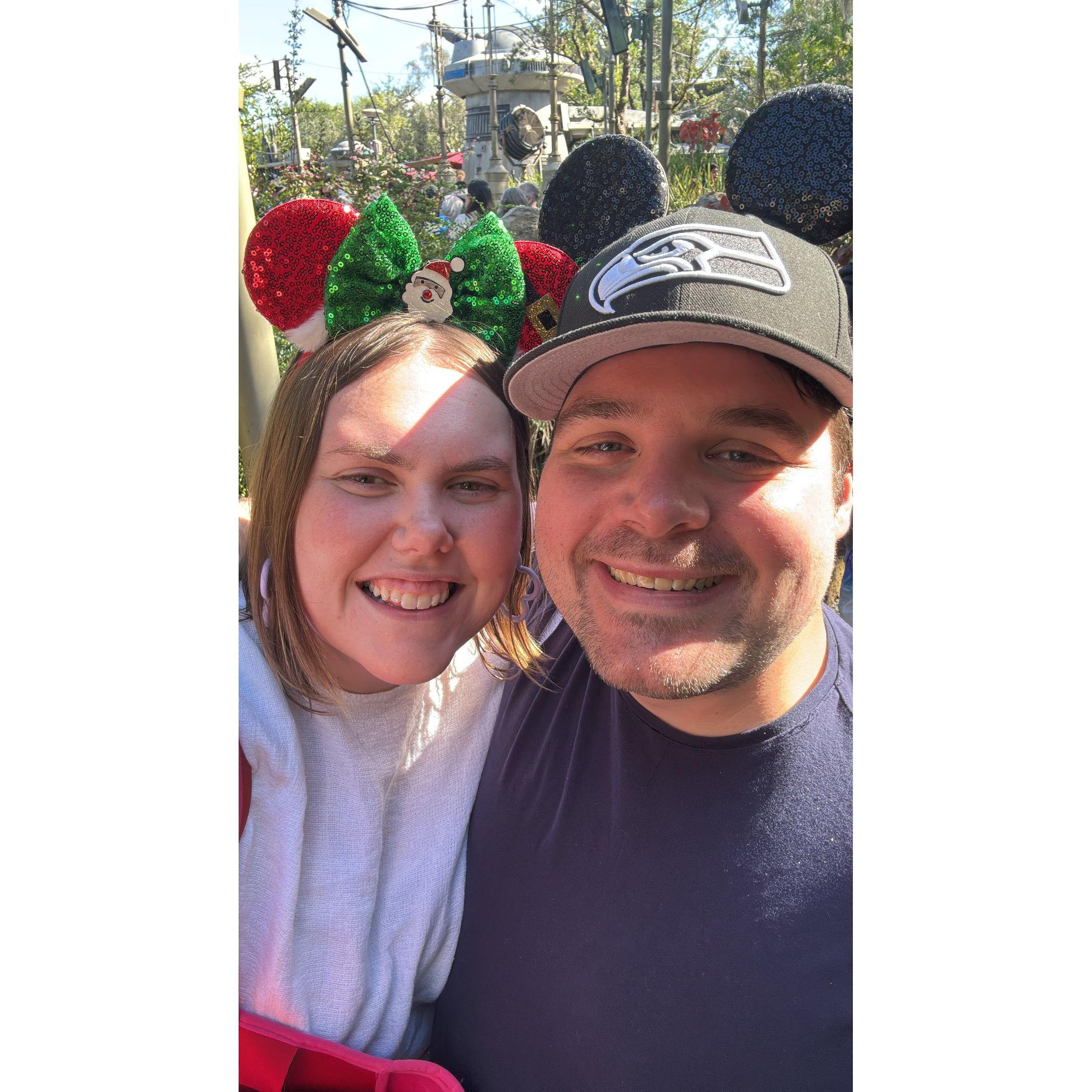 We got to celebrate Christmas in Florida.