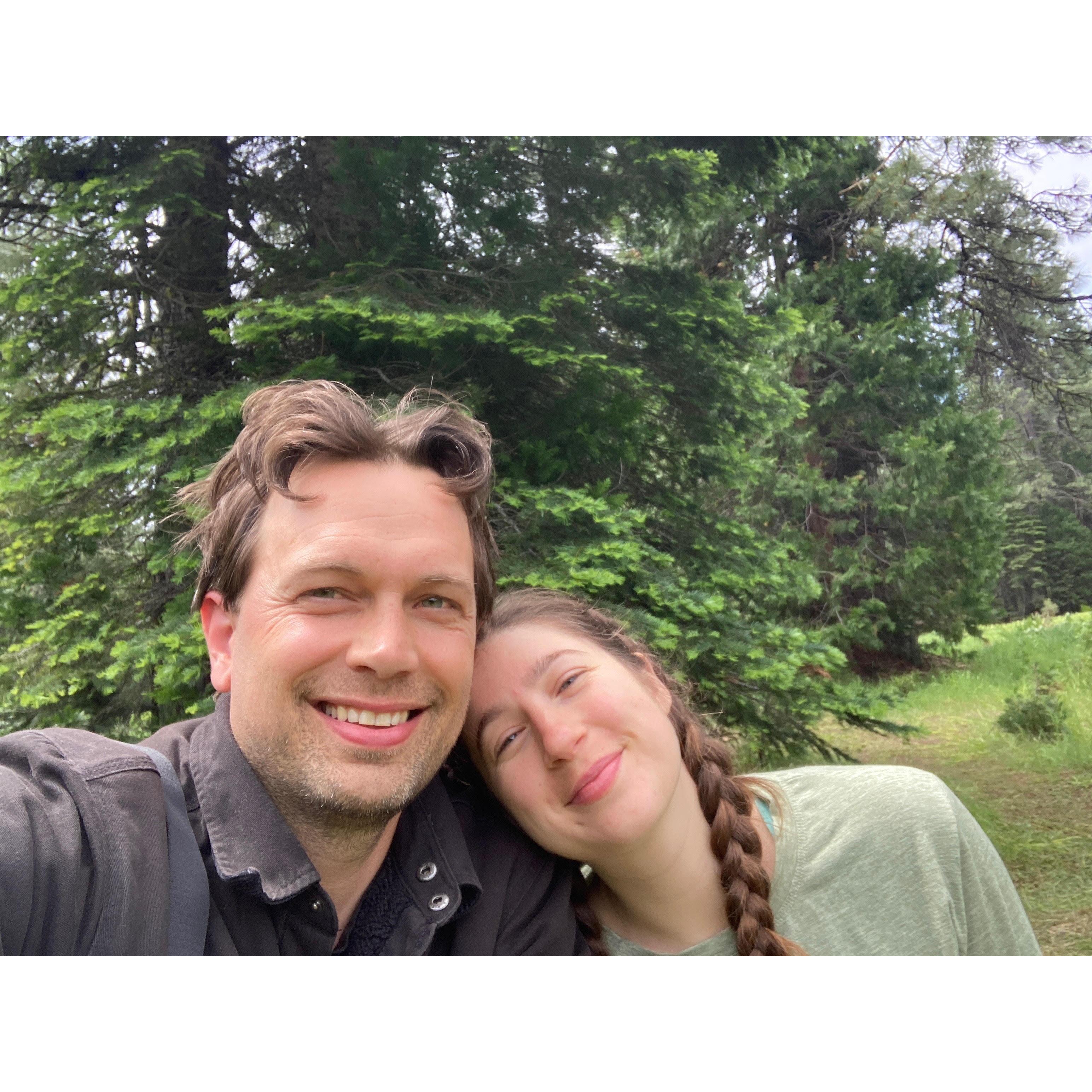 After a long backpacking trip in the Trinity Alps!