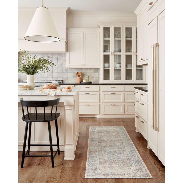 Jules Oriental Natural/Ocean Area Rug