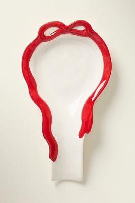 Benedita Bow Stoneware Spoon Rest