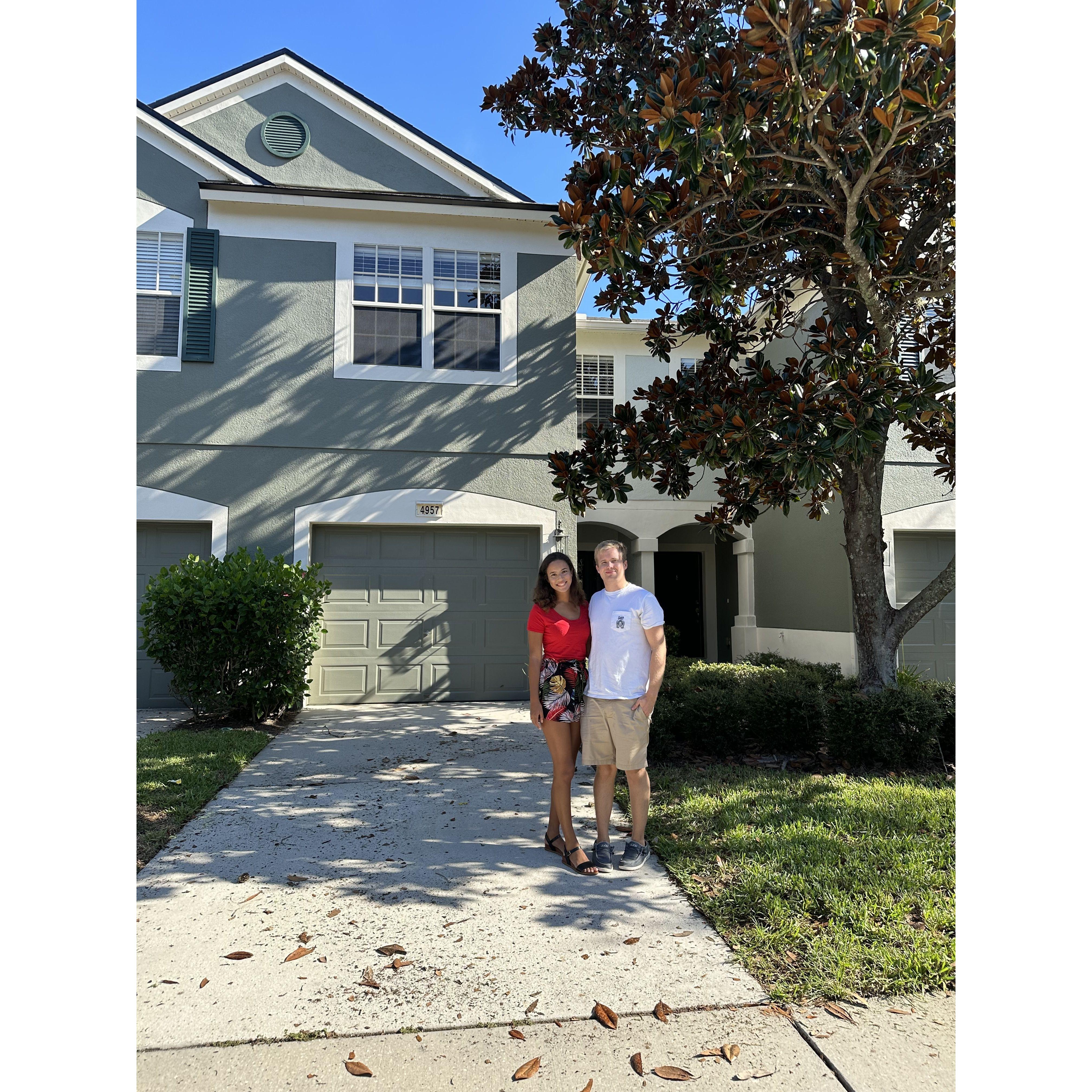 Mya and Branden bought their first home in September 2023