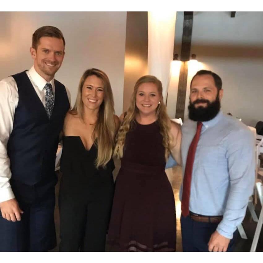 Madeline and Leo de Almeida's wedding in Dahlonega, Ga with Dan and Sarah Heaney.