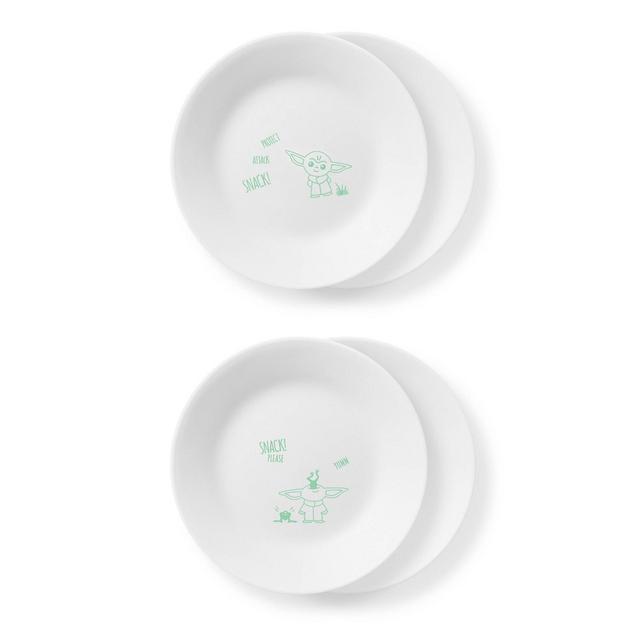 Corelle The Child 6.7" 4pk Glass Appetizer Plates
