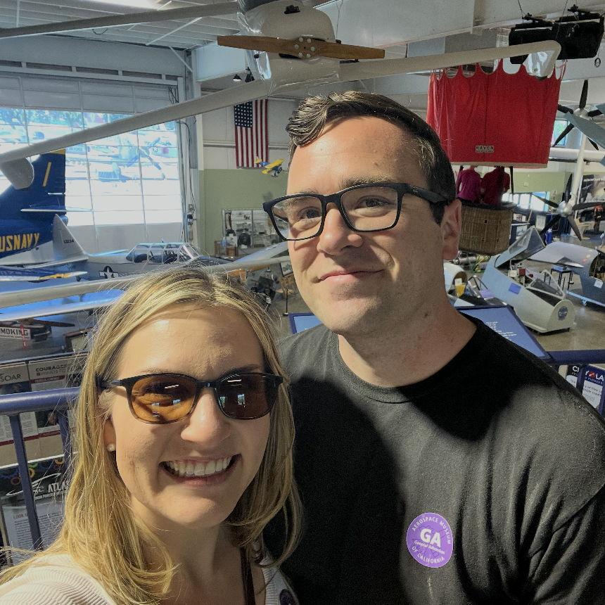 Our spontaneous visit to the Air Force Museum in California!