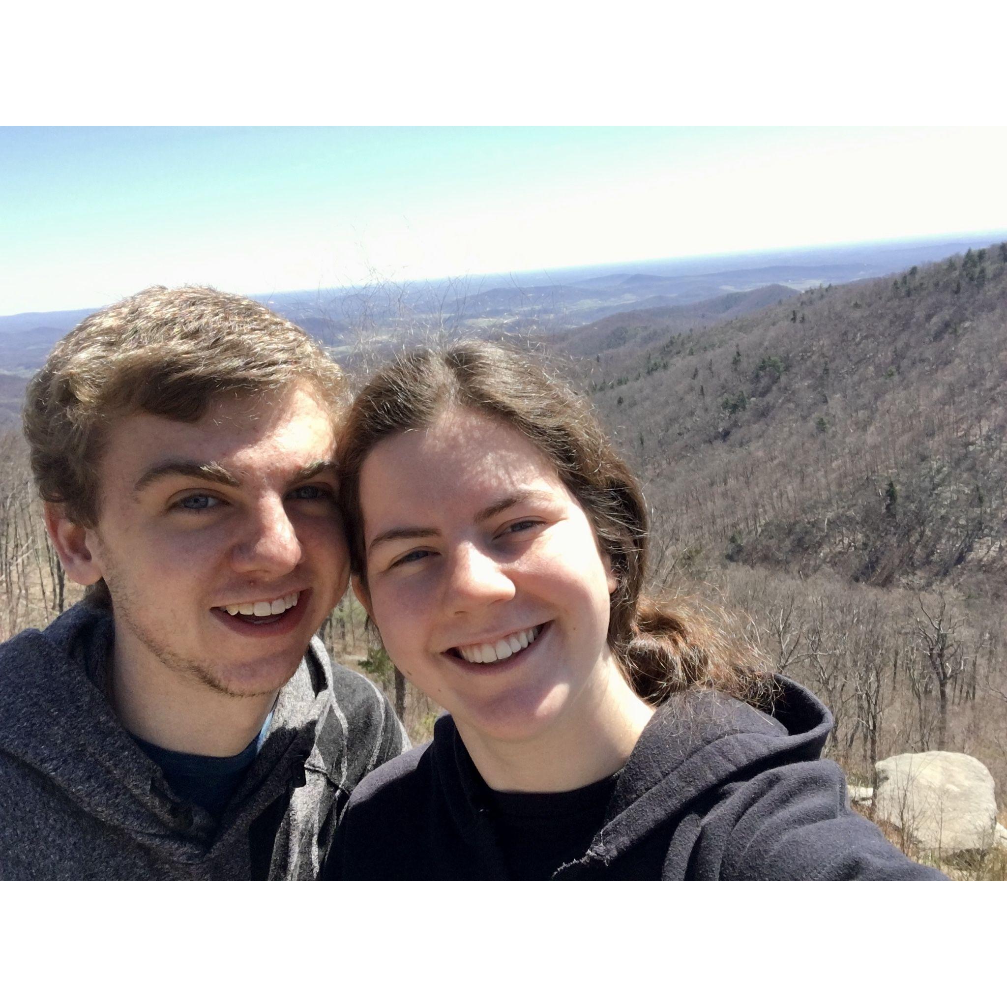 (2017) We went to Luray Caverns for our 1 year anniversary!