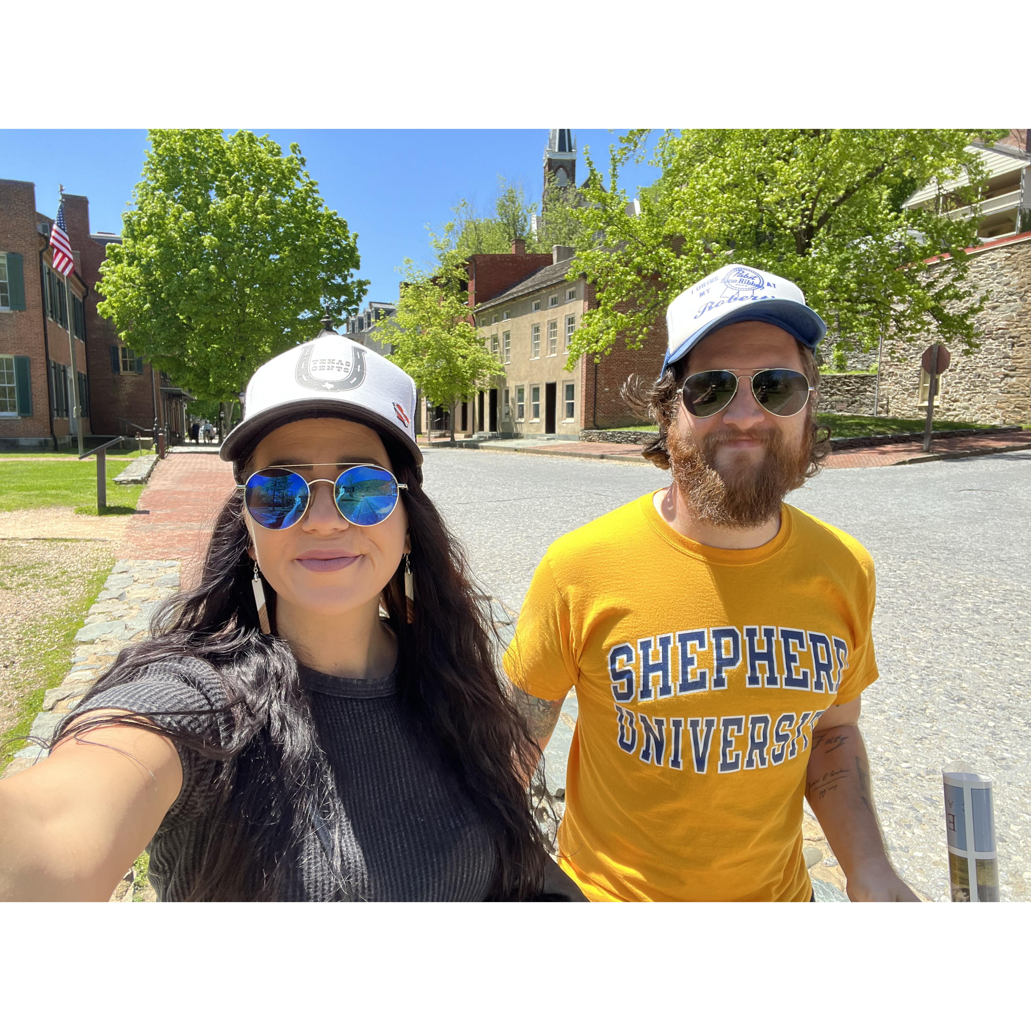 Our trip to Harper's Ferry for Rich's Graduation from Shepherd University