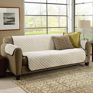 As Seen on TV - CouchCoat™ Furniture Cover in Brown/Cream
