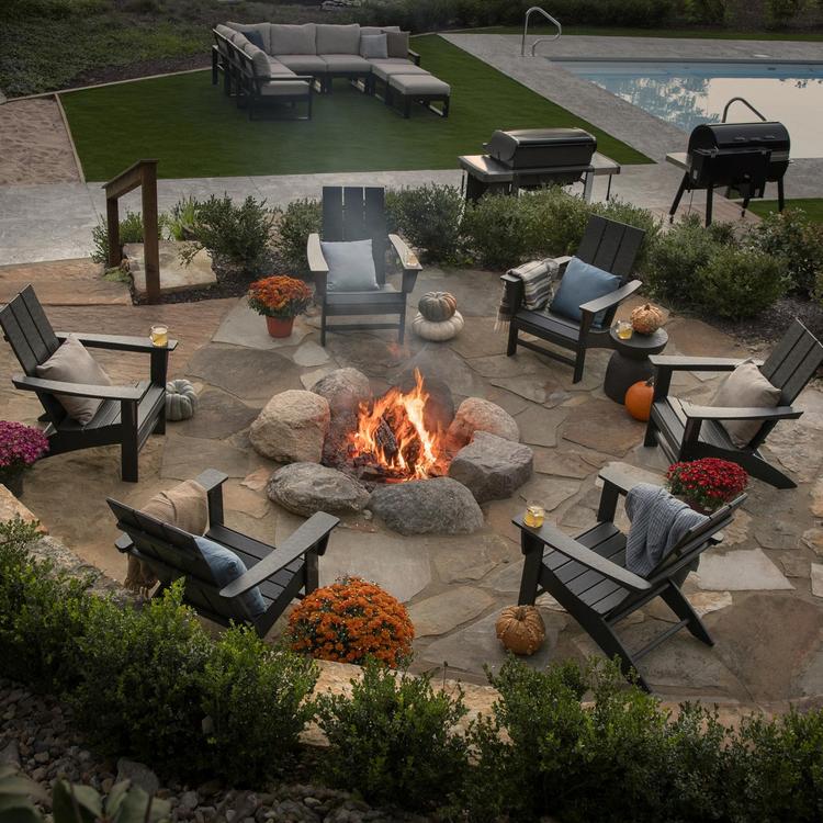 POLYWOOD, Modern Outdoor Adirondack Chair | Zola