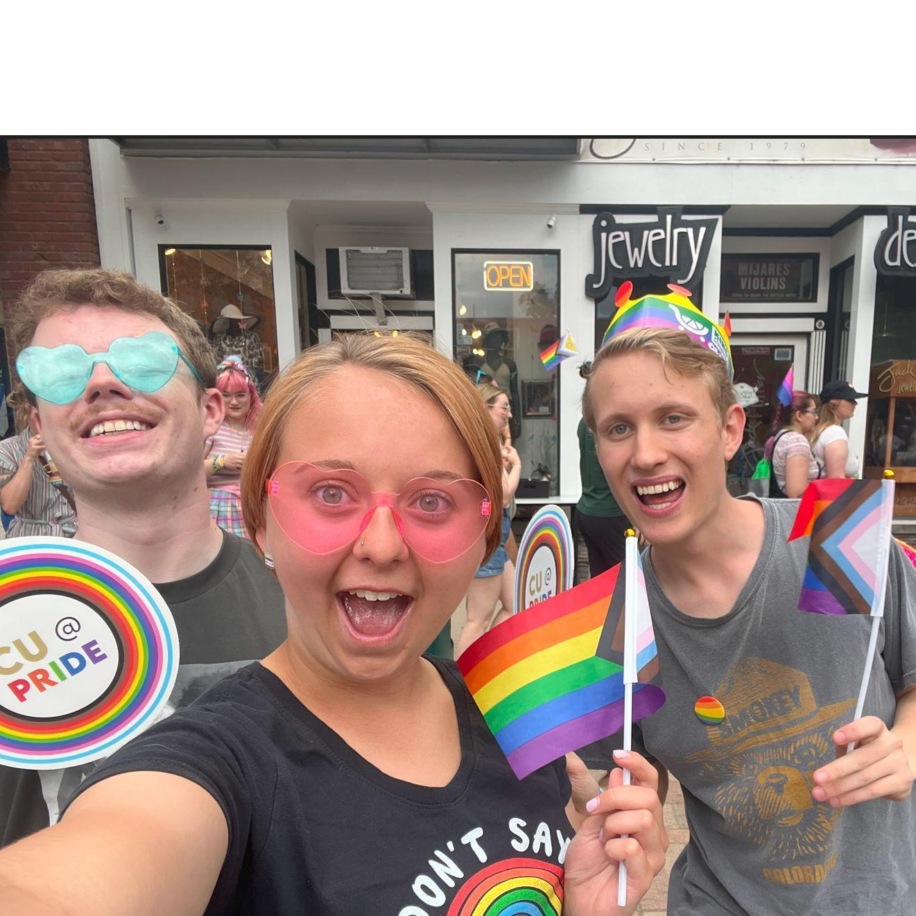 Pikes Peak Pride with our great friend Sasha! 🏳️🌈💖