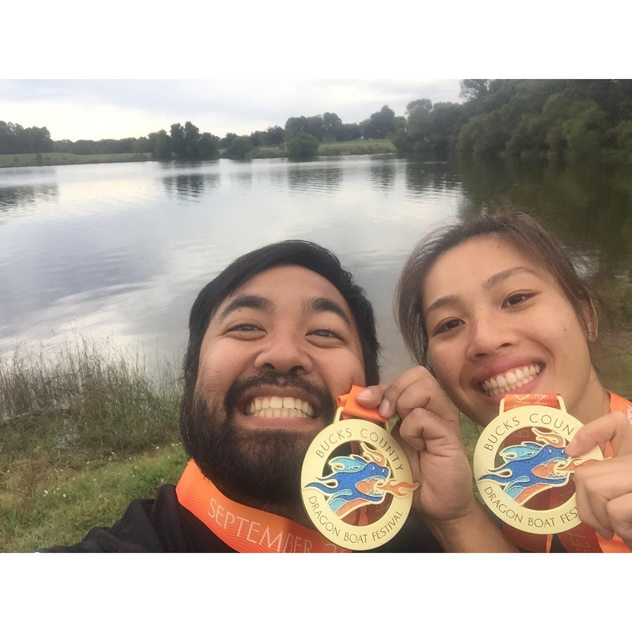 Gold Medals at Bucks County Dragonboat Festival