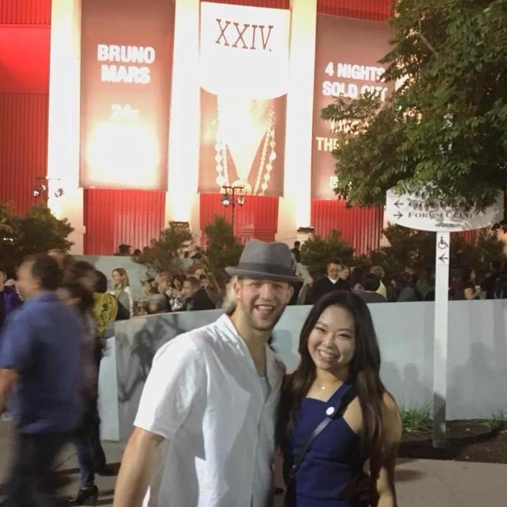 Our first concert to Bruno Mars at The Forum was the first thing I bought after getting my checks from the Chevy commercials.
