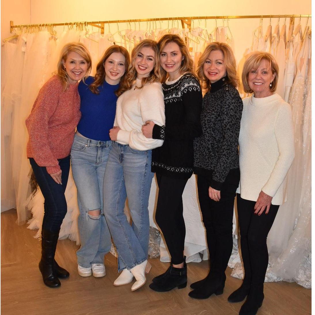 Wedding dress shopping!