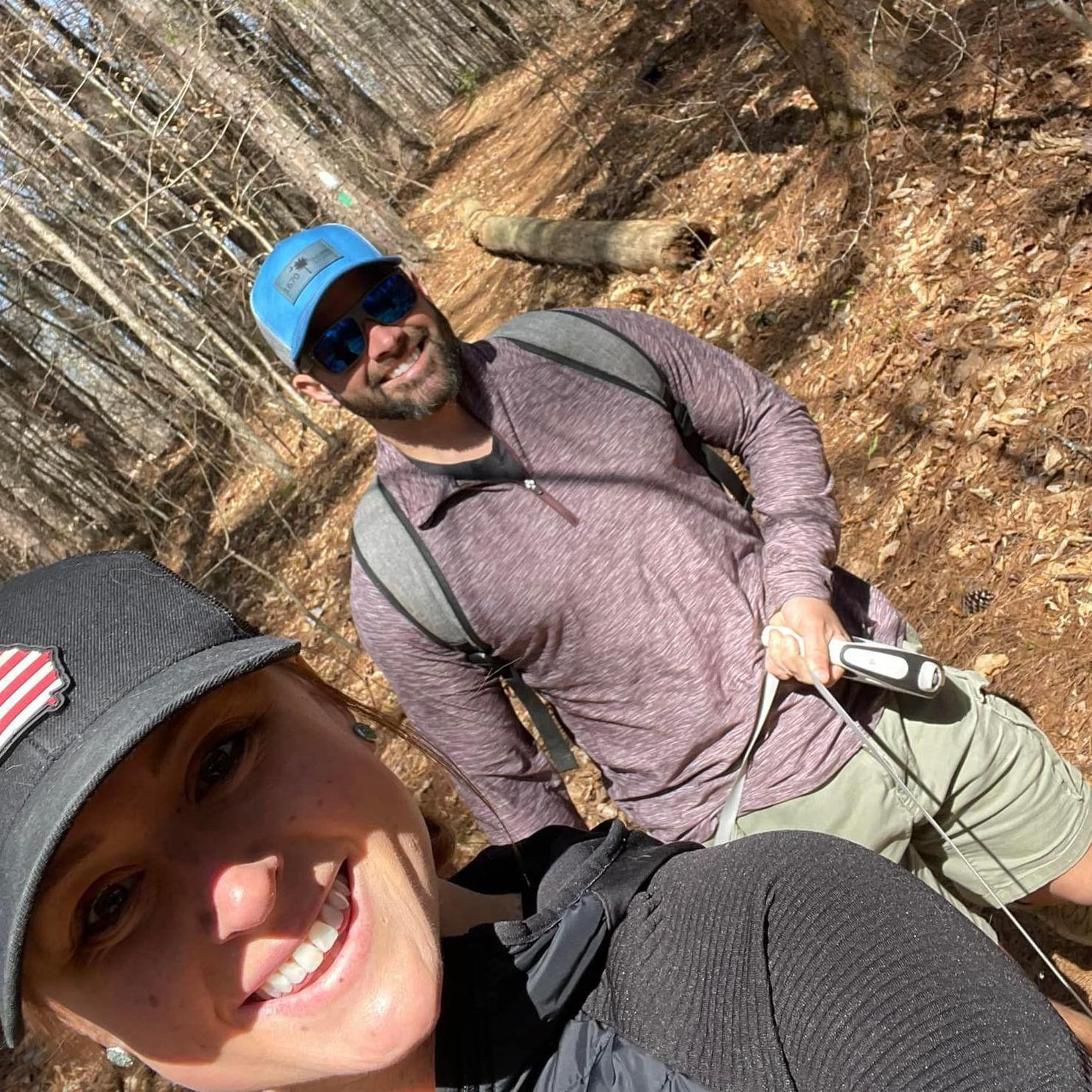 When we went to explore a new hiking spot with the pups near our house.
