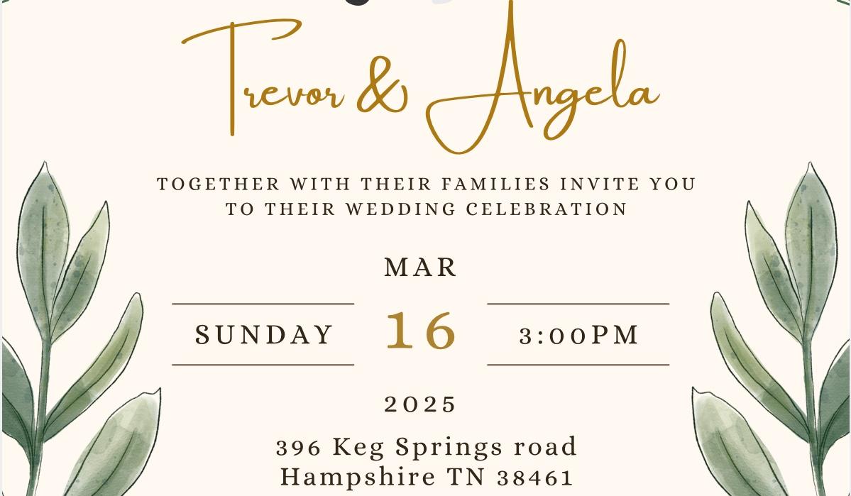 The Wedding Website of Angela Wynne and Trevor Jacoby