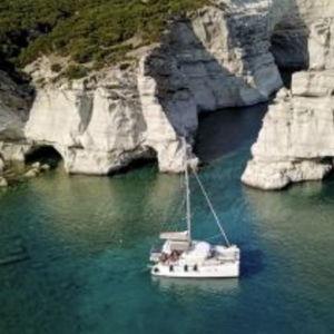 Sunset Catamaran in Greece