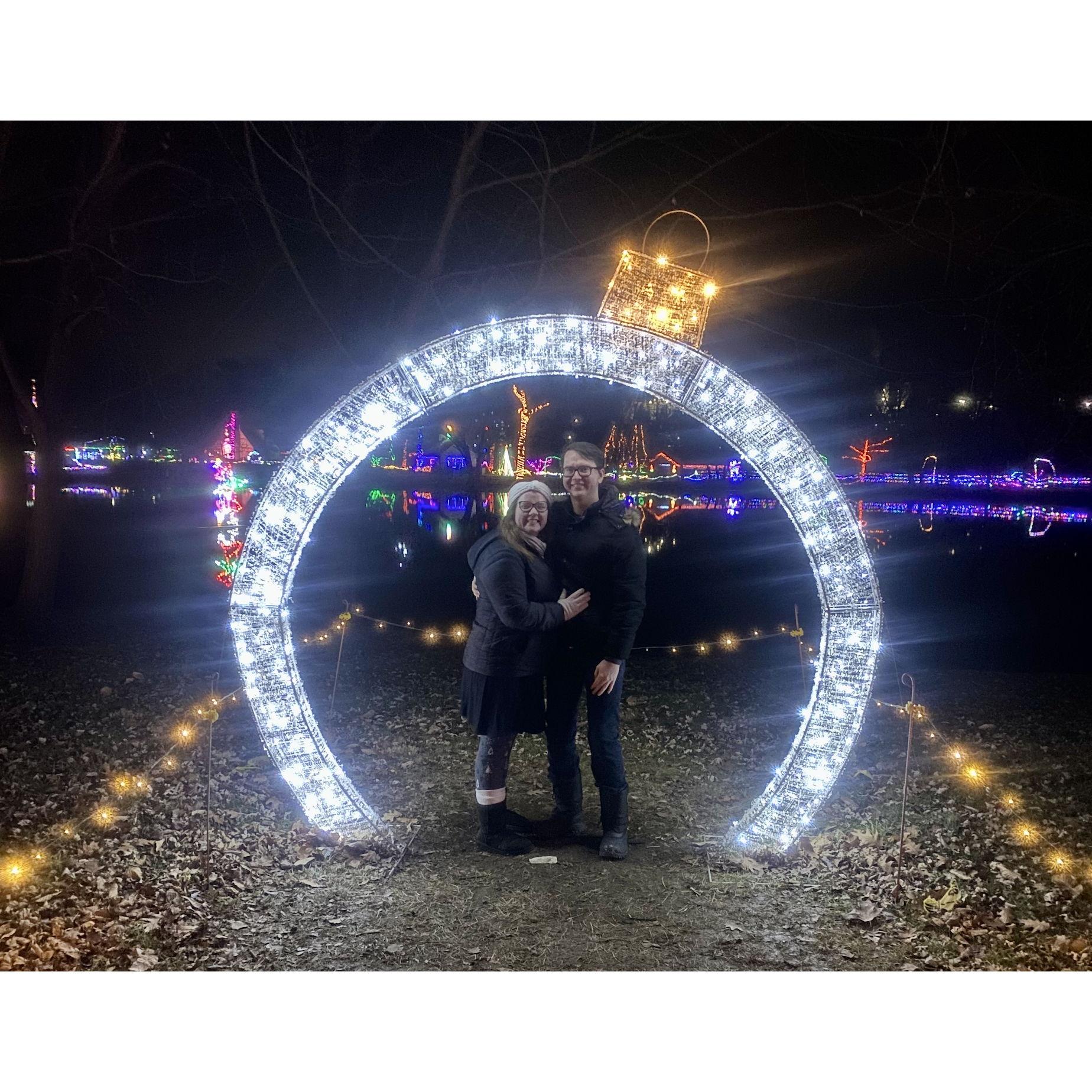 Seeing Christmas light in Old Winchester!