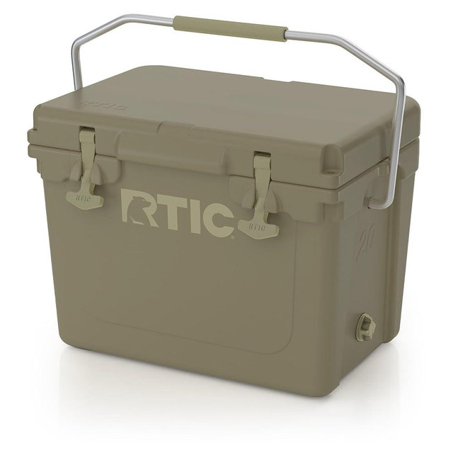 RTIC 20 QT Hard Cooler Insulated Portable Ice Chest Box for Beach, Drink, Beverage, Camping, Picnic, Fishing, Boat, Barbecue