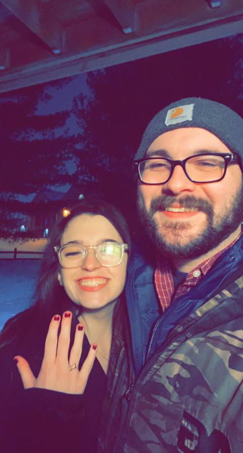 He proposed! February 14, 2022