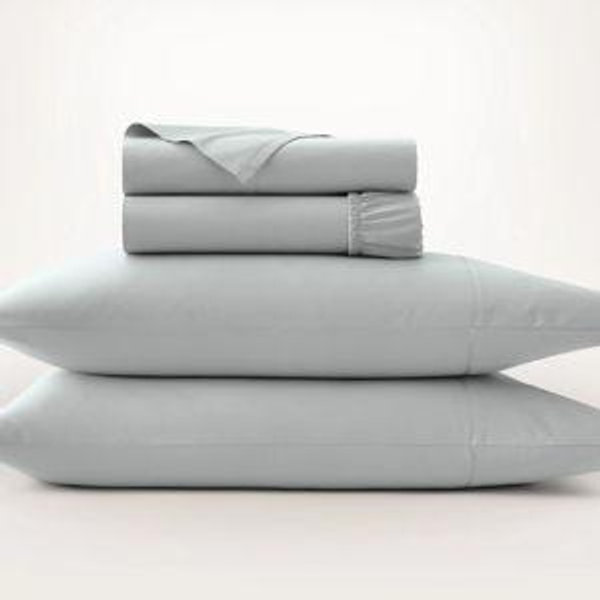 Signature Hemmed Sheet Set - Shore - King with Std Cases