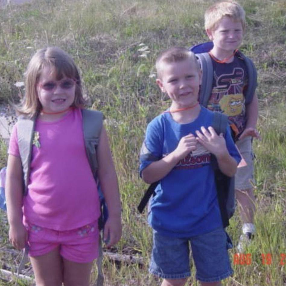 Our very first picture together (Isaac in the back)
