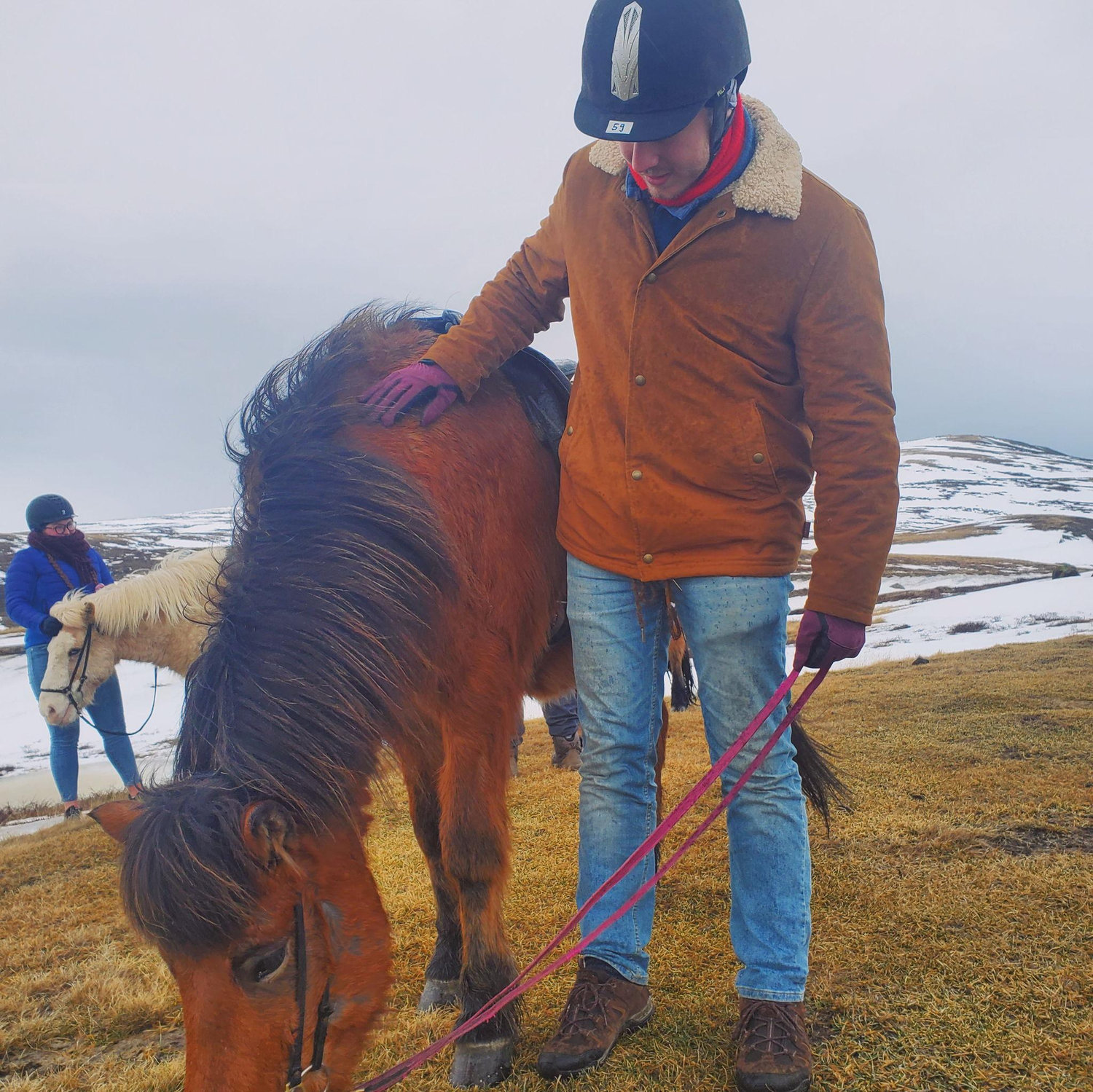David and his Icelandic Pony