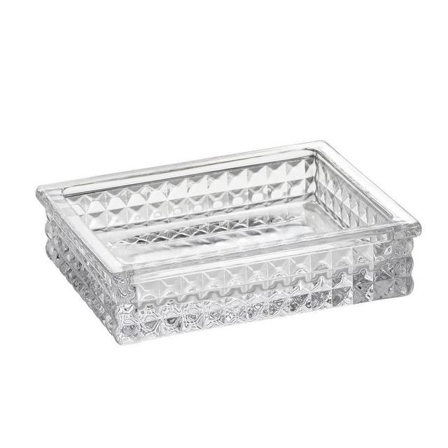 Pressed Glass Soap Dish