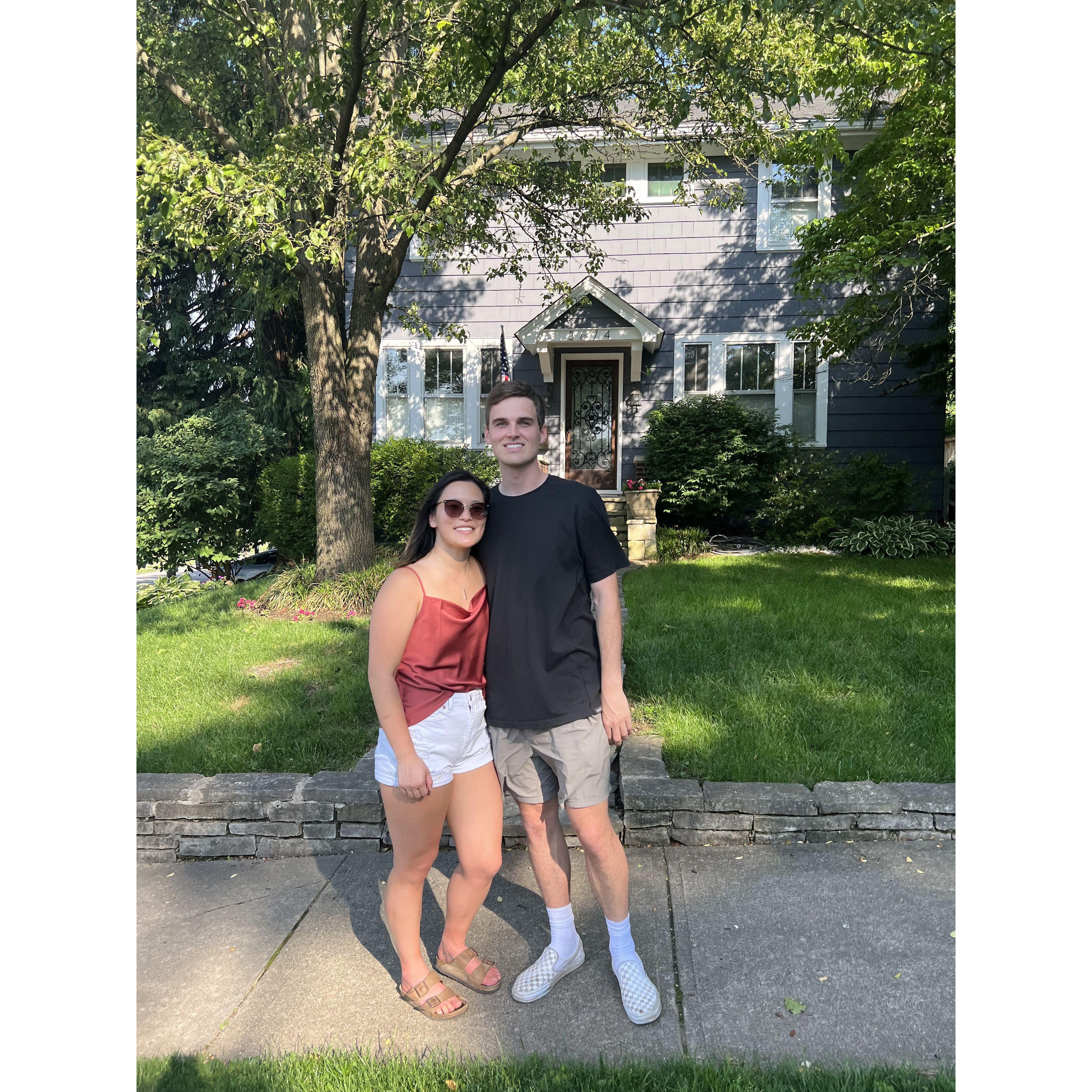 Pit-stop on our cross-country road trip at Ross's childhood home in Cincinnati