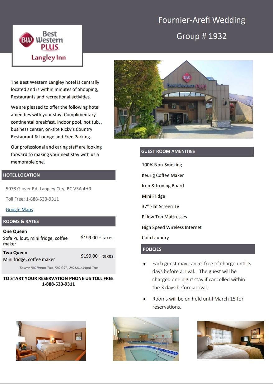 The Wedding Website of Taylor Fournier and Ali Arefi