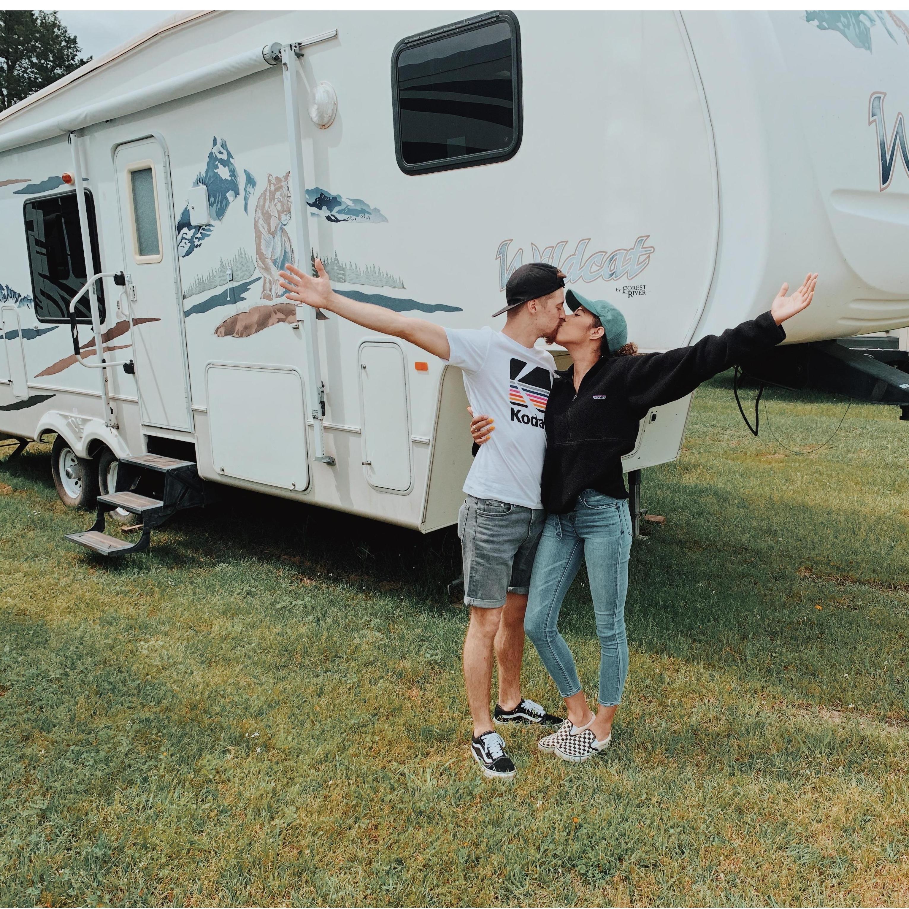 We bought our tiny home on wheels dream! HUGE STEP in our relationship and giant leap for our future together!