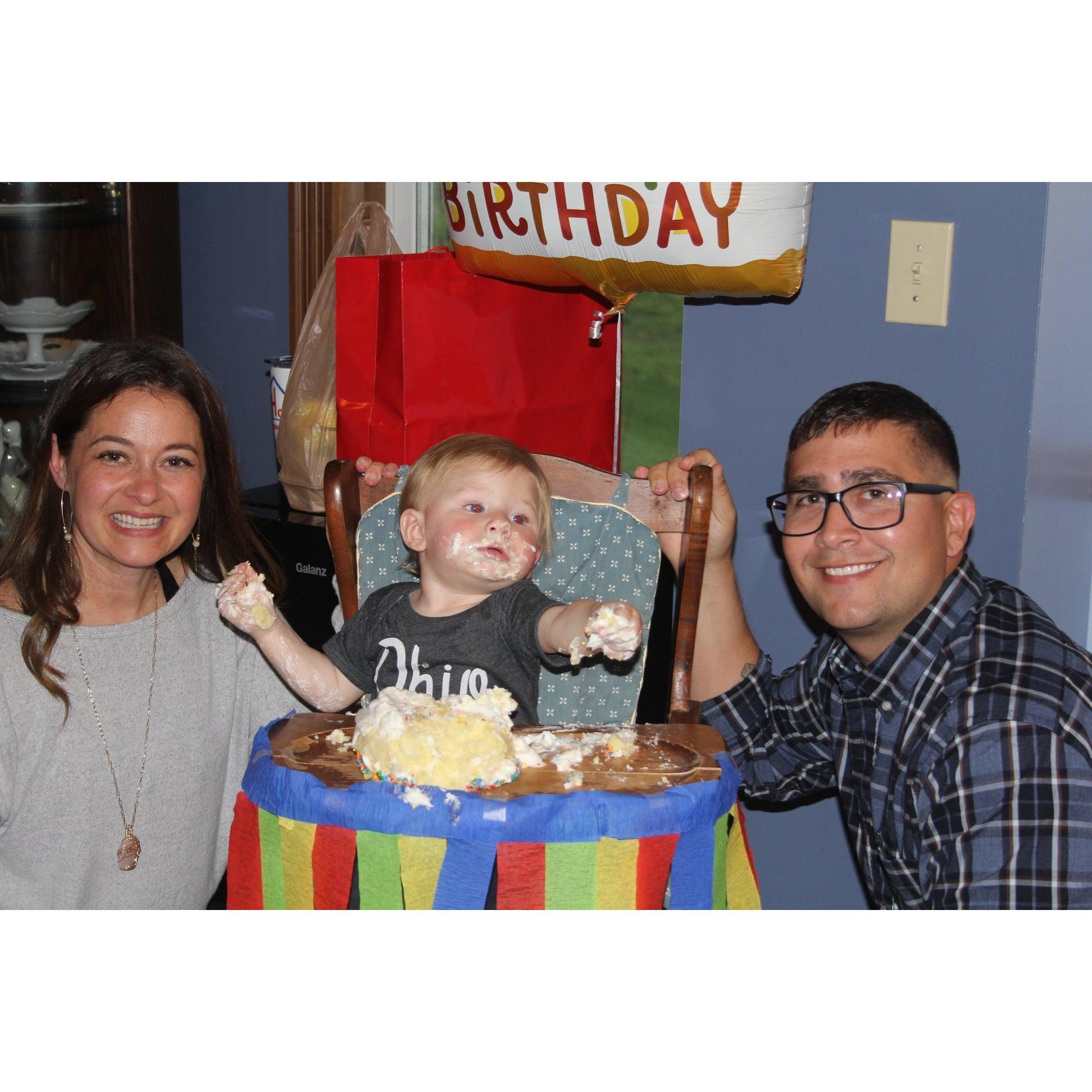 Zeke's first birthday