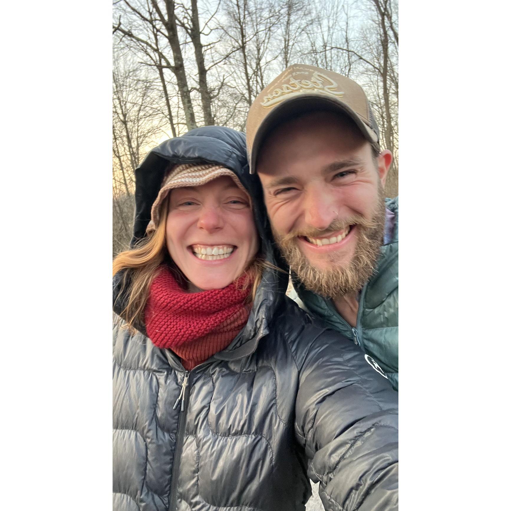 the other day on our home-walk, the rail trail