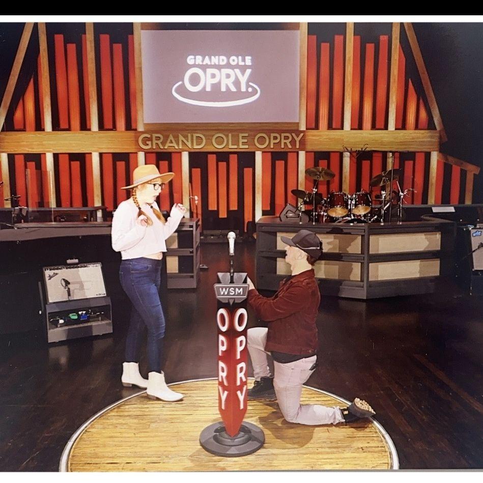 When Brett surprised me at the Grand Old Opry!