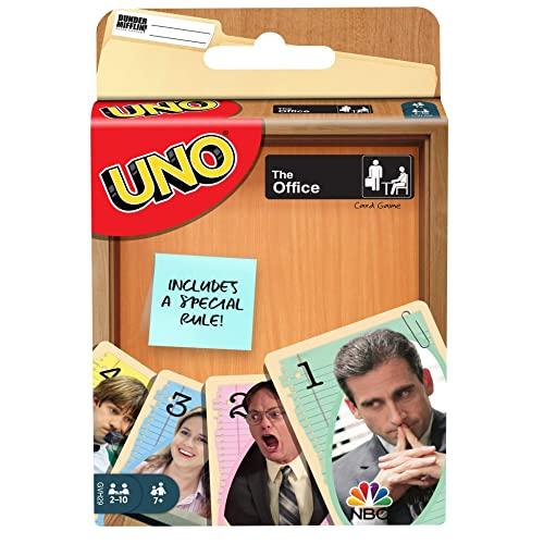 ​UNO The Office Card Game with 112 Cards & Instructions, Gift for Kid, Adult or Family Game Night, Ages 7 Years & Older​​​​