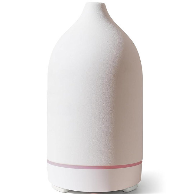 VIVITEST Stone Diffuser,200ML Essential Oil Diffuser, Ultrasonic Aromatherapy Diffusers for Home (White)