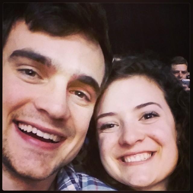 Pacers game in Indianapolis during one of many long-distance visits