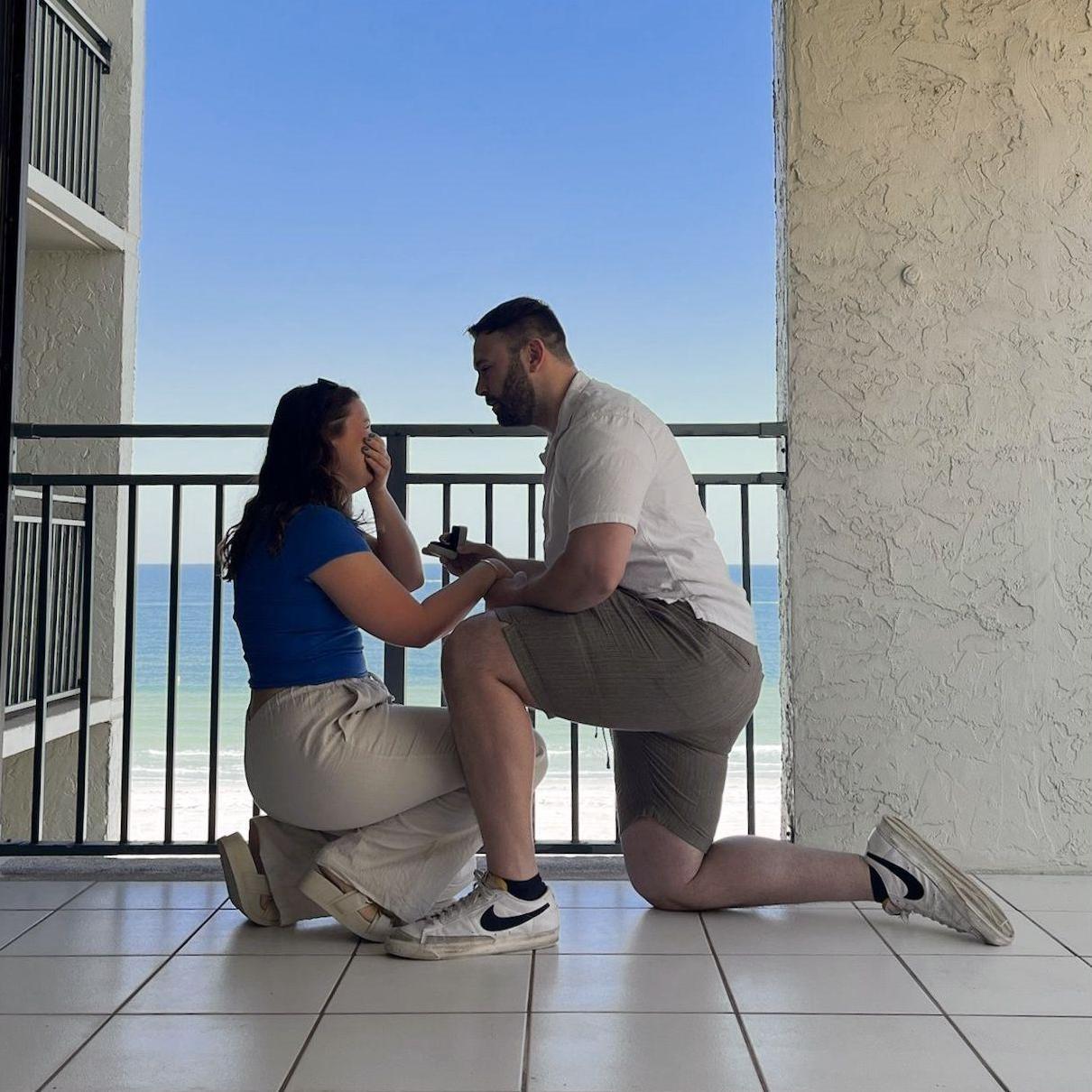 She said yes!
