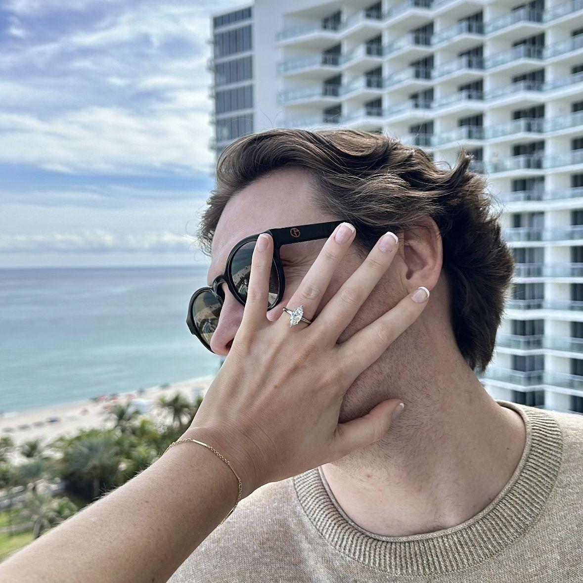 ENGAGED AT LAST