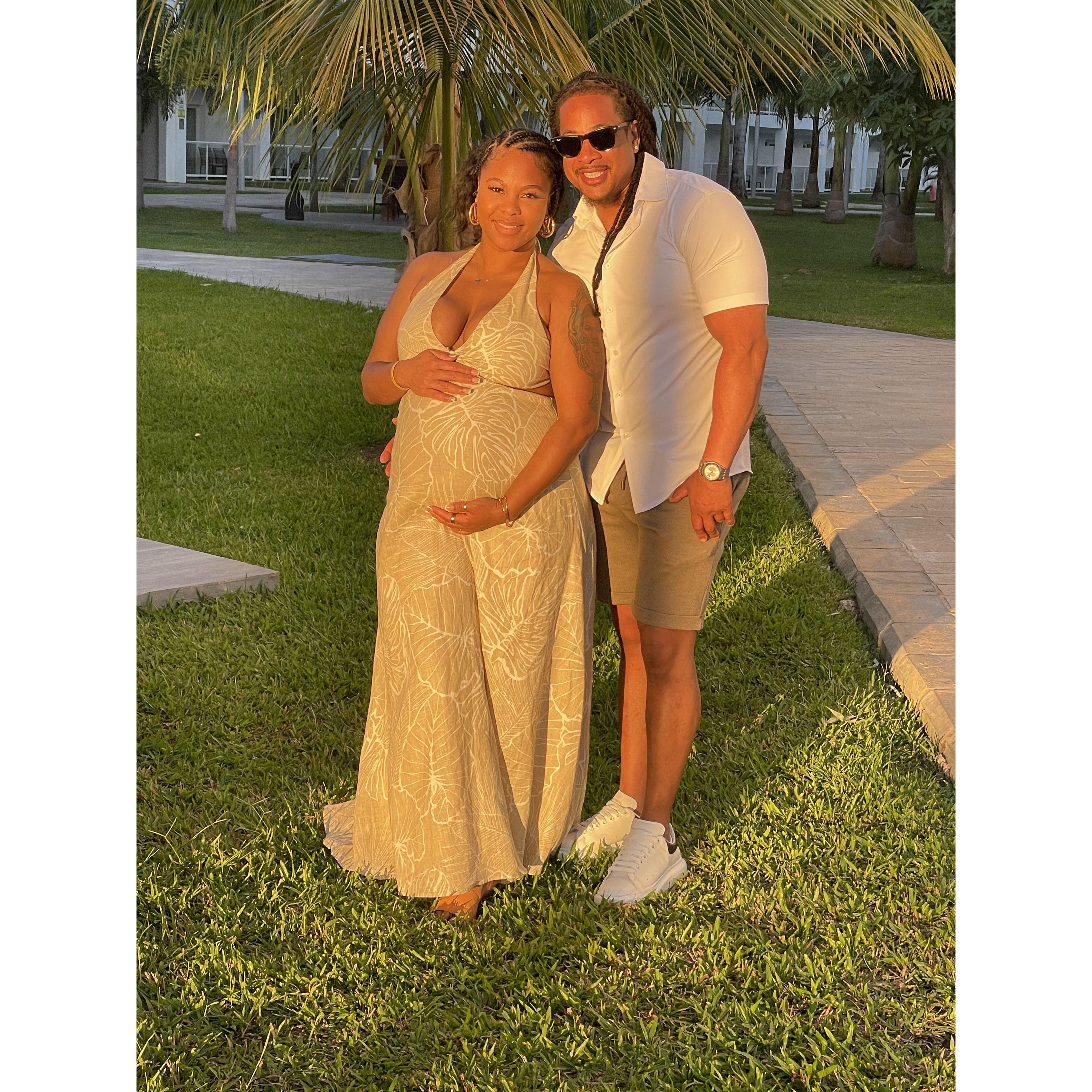 Pregnant with Jaxson