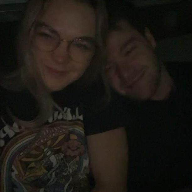 The first photo of us together