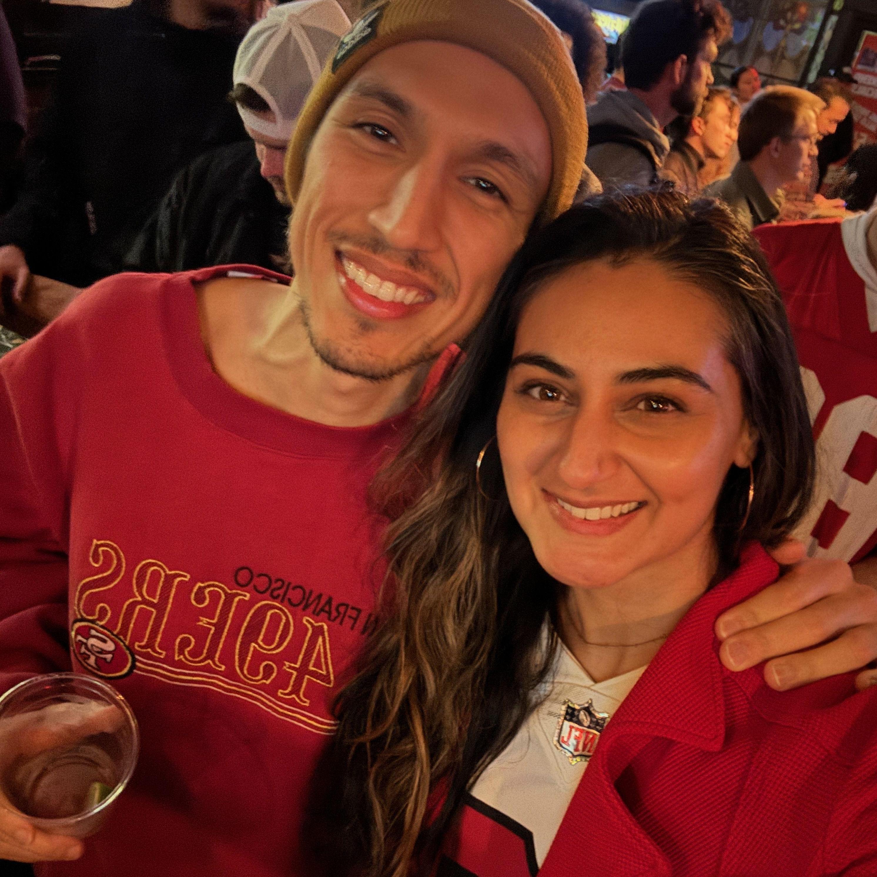At Steven's favorite bar, Tempest, near his old digs.
