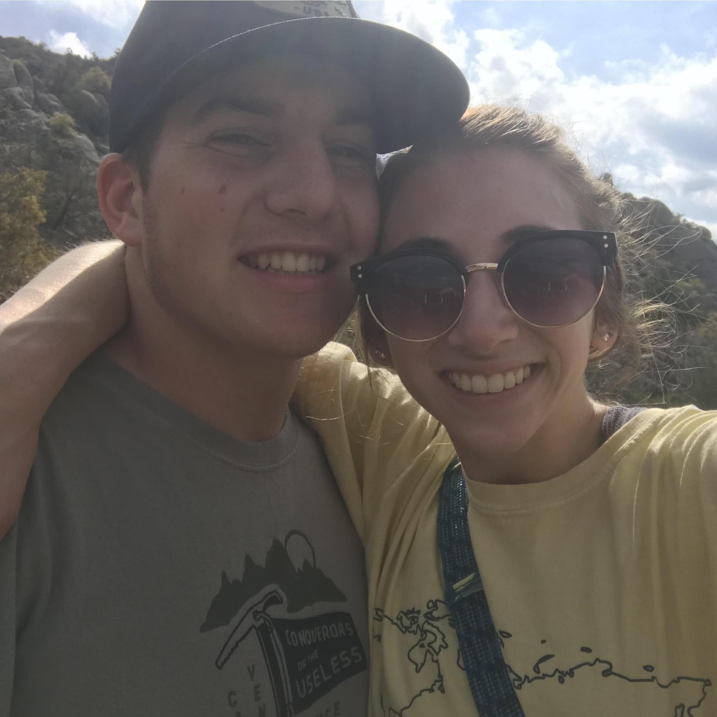 Hiking @ Mt. Scott. This day was so cool for us bc we boulder climbed and had to really communicate since I had a bum knee, it was a lot of teamwork building! 3/31/18