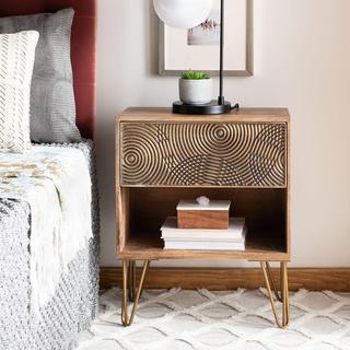 Solene Textured Nightstand