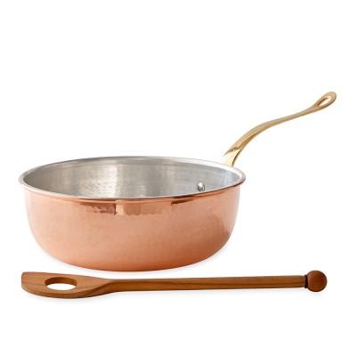 Ruffoni Hand-Hammered Copper Risotto Pan