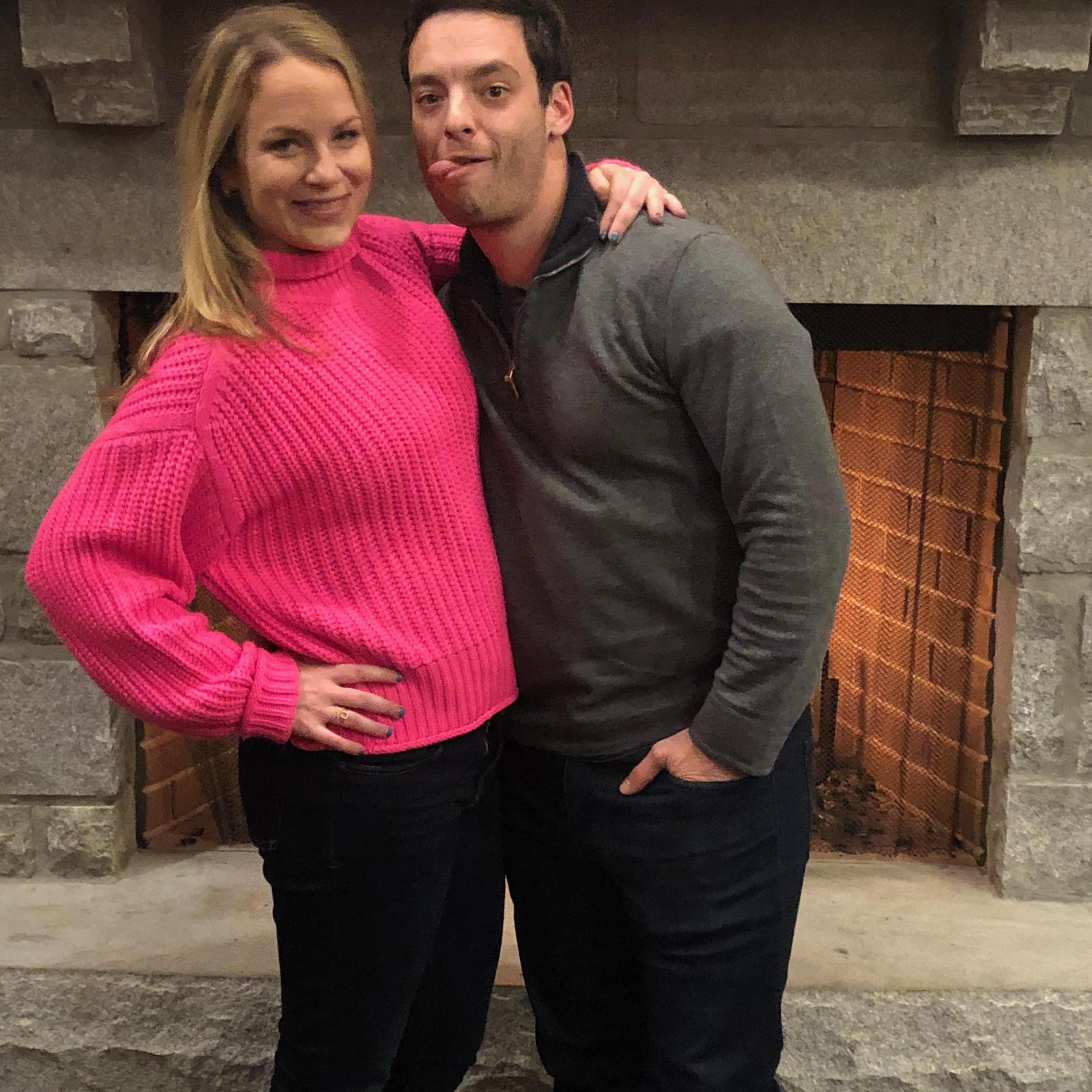 First Thanksgiving with the Weingarten family.  I caught a touchdown at the Super Bowl (yes Daniel accept that fact).