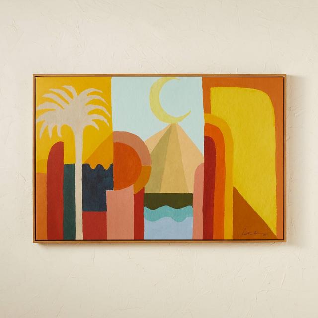 36" x 24" Time and Place Framed Wall Art - Opalhouse™ designed with Jungalow™