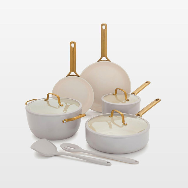 GreenPan ™ Reserve Pro Oyster 10-Piece Ceramic Non-Stick Cookware Set