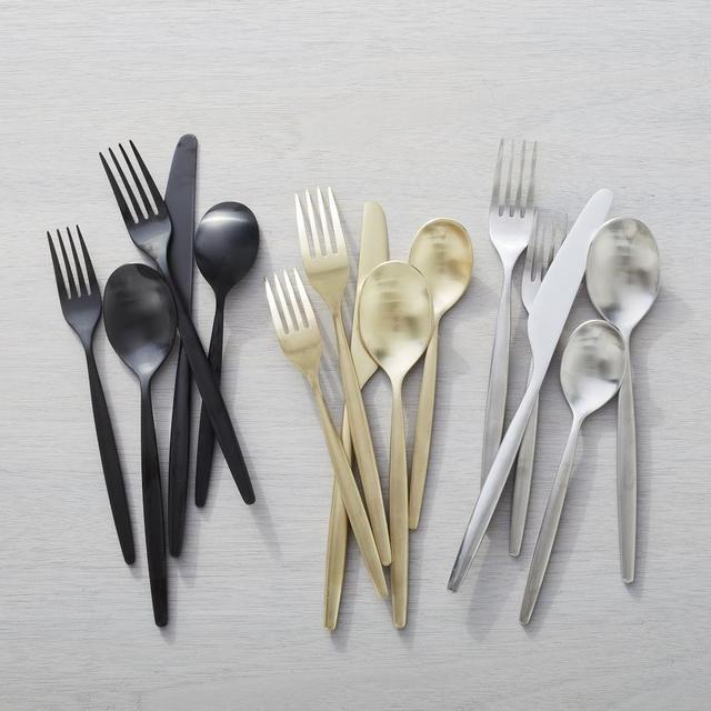 West Elm - Sidney 20-Piece Flatware Set (Black)