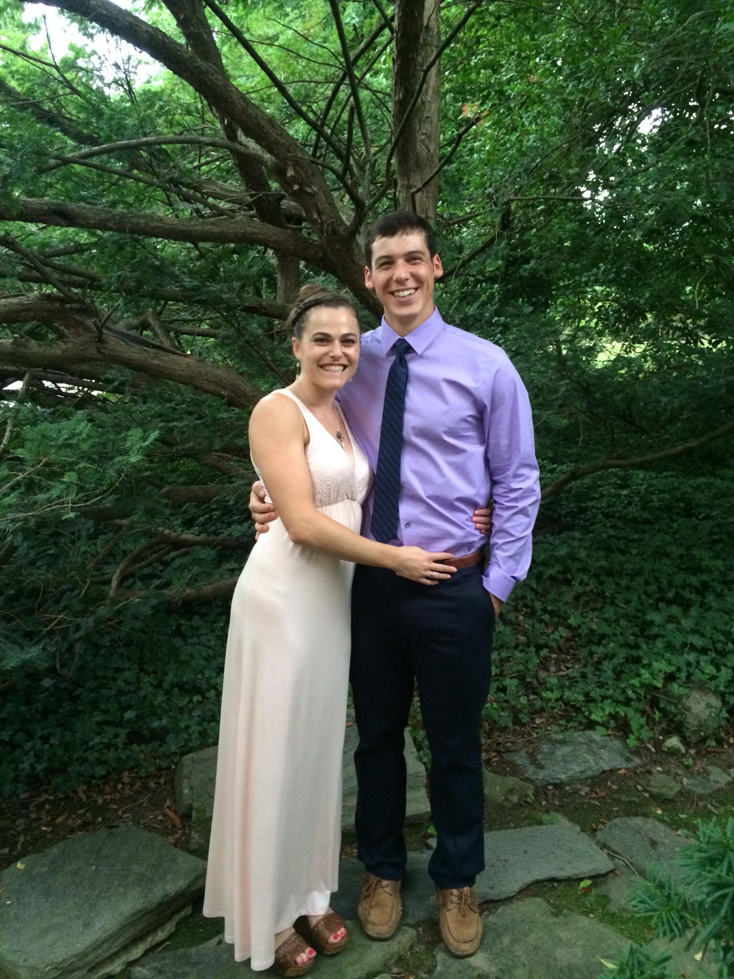 Our first wedding as a couple! Shannon & Patrick make a beautiful couple!